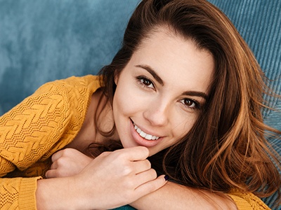 Young woman with beautiful smile